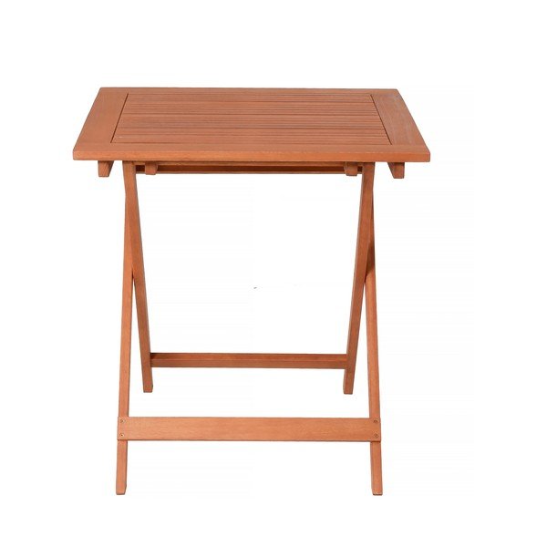 Tavolo da pranzo da giardino in eucalipto massiccio 70,5x70,5 cm Pasaneda – Garden Pleasure-image-4