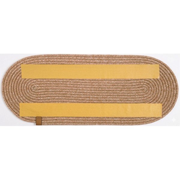 Set di tappeti per scale di colore naturale 16 pz 25x65 cm Milo – Vitaus-image-3