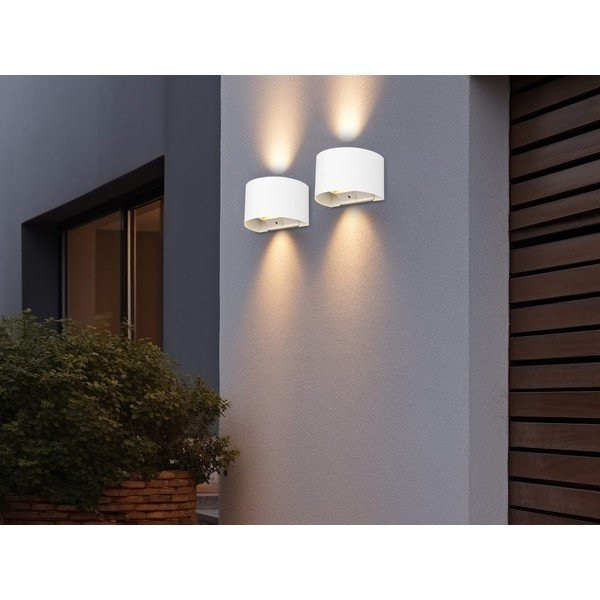 Illuminazione esterna LED con sensore di movimento da parete (altezza totale 10 cm) Talent – Reality-image-3