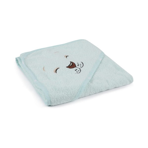 Accappatoio per bambini color menta in cotone 1-2 anni Aslan – Foutastic-image-3