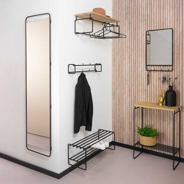 Scarpiera nera in metallo Clint - Spinder Design-image-2