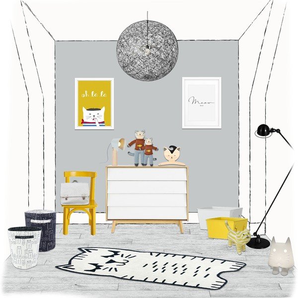 Tappeto per bambini , 80 x 150 cm Charlie - Nattiot-image-1