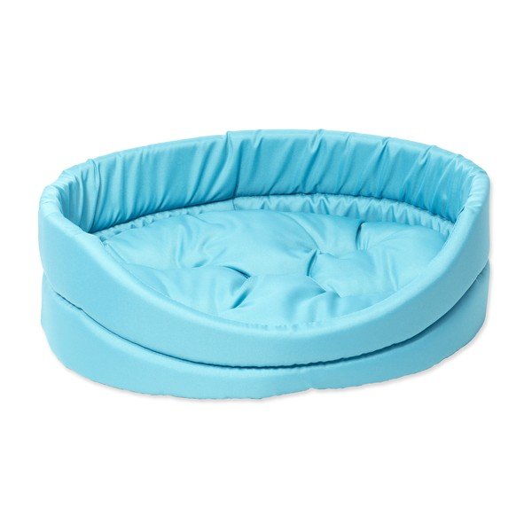 Letto per cani in peluche turchese 40x48 cm Dog Fantasy DeLuxe - Plaček Pet Products
