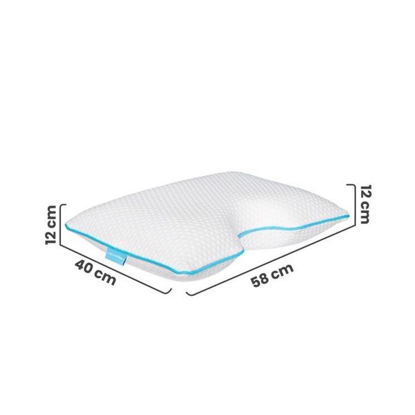 Cuscino anatomico con imbottitura in memory foam 40x58 cm – Mila Home-image-2