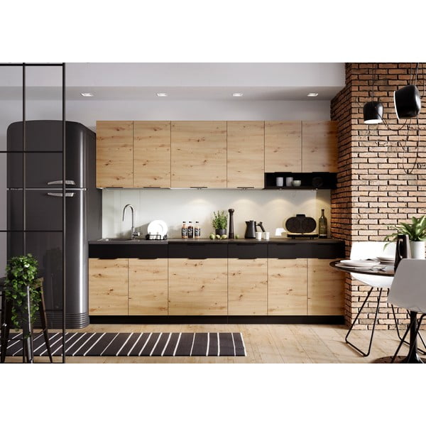 Cucina dritta senza piano di lavoro (senza montaggio) 260 cm Kian - STOLKAR