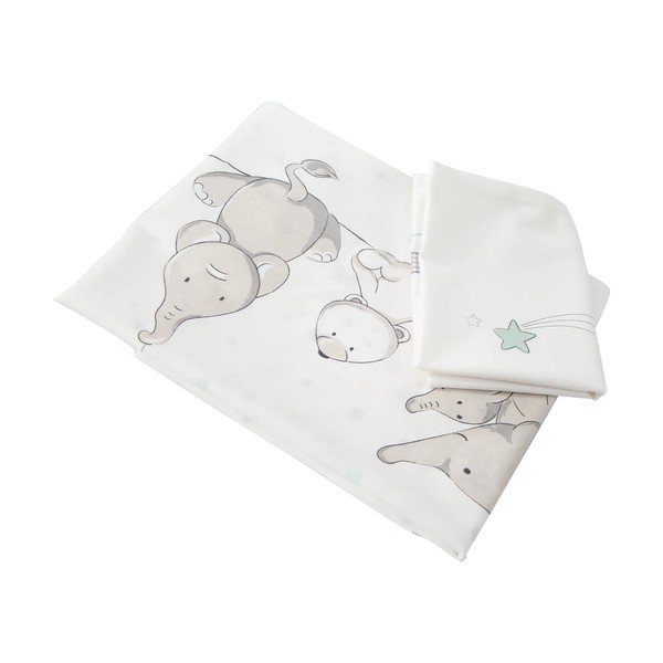 Culla grigia su ruote con baldacchino 40x90 cm Strenenzauber - Roba-image-4