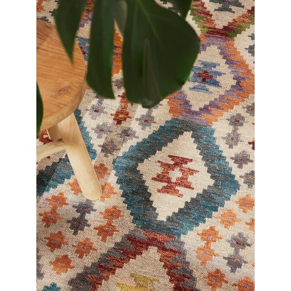 Tappeto in lana reversibile/tessuto a mano 120x170 cm Kamal Oasis – Nouristan-image-2