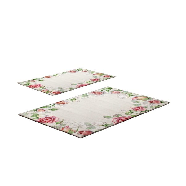 Set di tappetini per il bagno 2 pz 60x100 cm – Foutastic