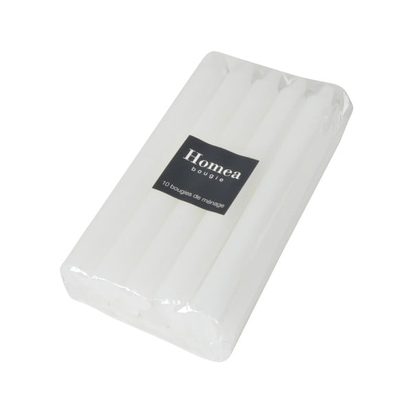 Candele in set da 10 pezzi tempo di combustione 7 h - Homéa-image-1