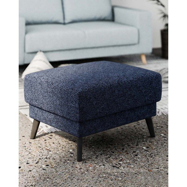 Pouf blu scuro Fynn - Ghado-image-4