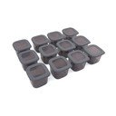 Set di contenitori per alimenti in plastica alimentari 12 pz Fresco – Hermia