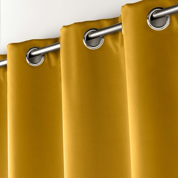 Tenda oscurante gialla 135x280 cm Occult - douceur d'intérieur-image-1