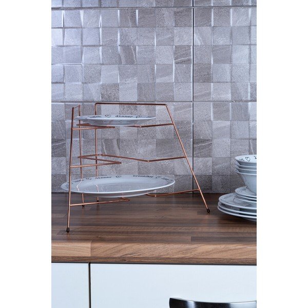 Ripiano aggiuntivo color rame in metallo 37x25 cm Rowan – Premier Housewares-image-1