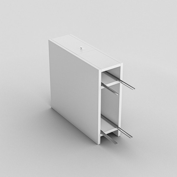 Mobile bagno bianco Garetto Calencia White - Kalune Design-image-4