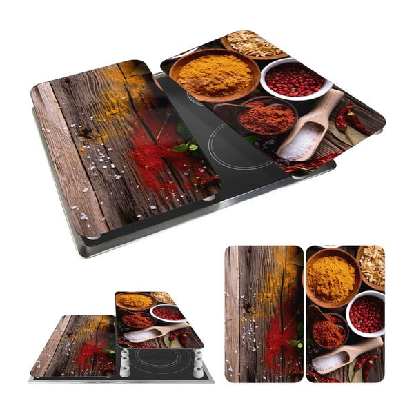 Set di 2 cappe da cucina in vetro con, 52 x 30 cm Spice - Wenko-image-2
