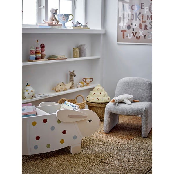 Cesta per giochi da bambino di colore naturale in erba marina ø 28x41 cm Cillie – Bloomingville Mini-image-2