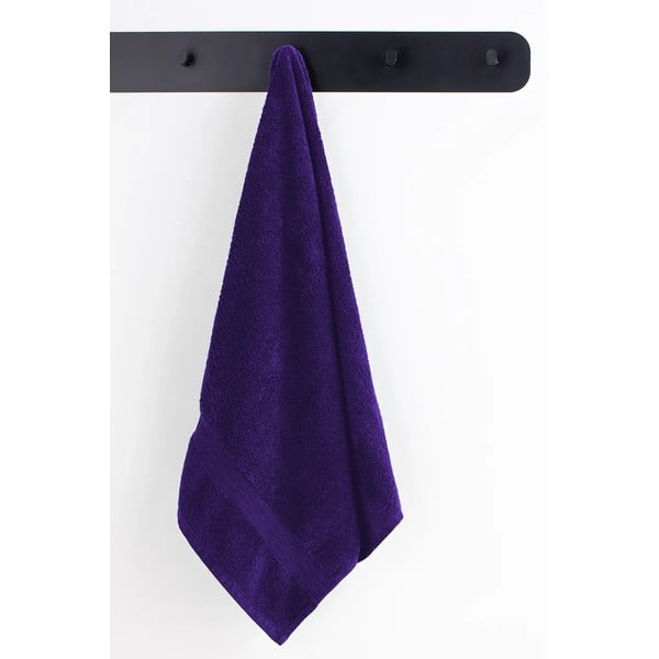 Set di 2 asciugamani in cotone viola e 4 asciugamani Marina - DecoKing-image-1