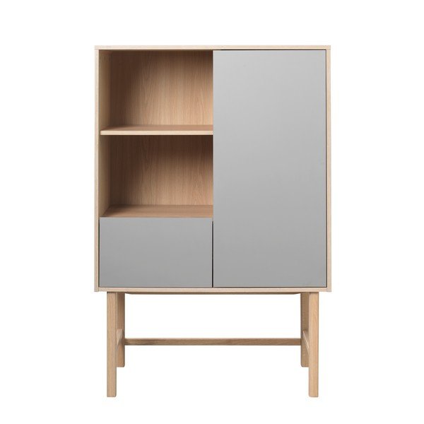 Cassettiera grigia Bilbao - Unique Furniture