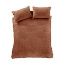 Biancheria da letto singola arancione 135x200 cm Seersucker - Catherine Lansfield