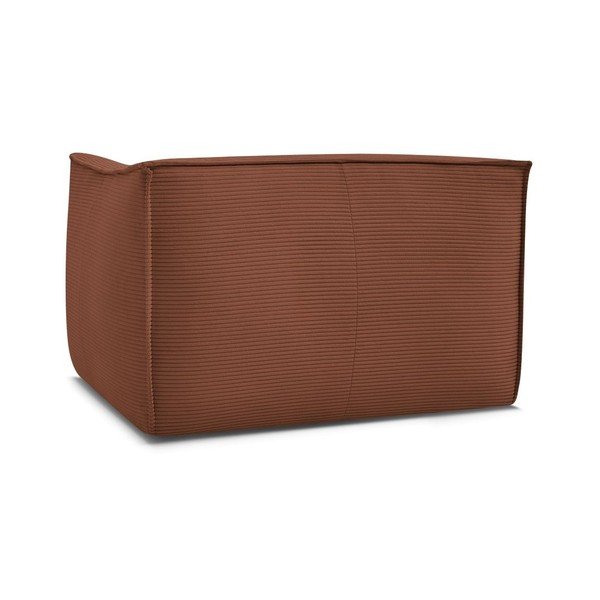 Poltrona arancione con rivestimento in velluto a coste Giorgia – Bobochic Paris-image-4