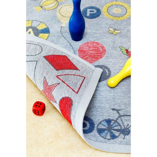 Tappeto grigio reversibile per bambini, 160 x 230 cm Tähemaa - Narma-image-4