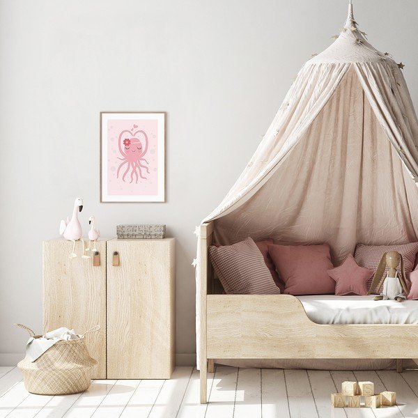 Quadro per bambini 30x40 cm Oktopus - Malerifabrikken-image-1