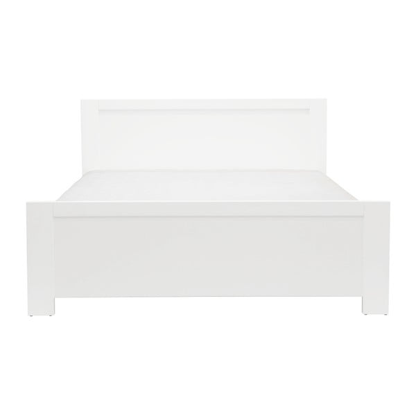 Bílá dvoulůžková postel Mazzini Beds Sleep, 160 x 200 cm-image-1