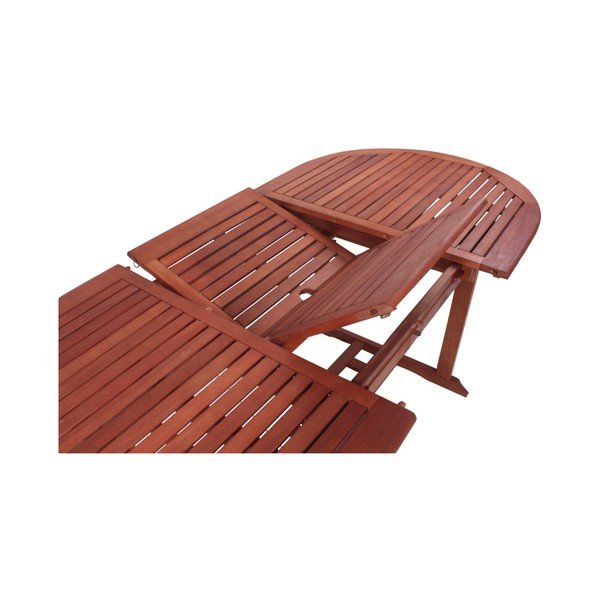 Tavolo da pranzo da giardino in legno di eucalipto 90x150 cm Stockholm - Garden Pleasure-image-4