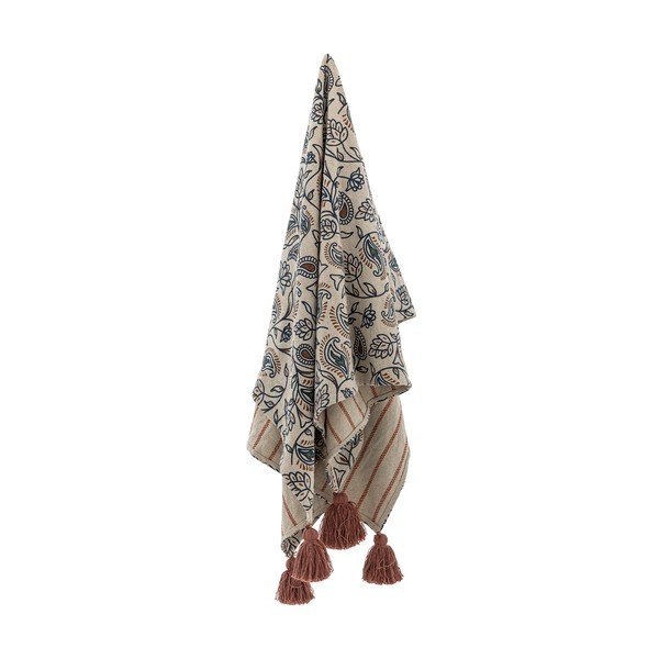 Coperta in misto cotone 130x160 cm Paisley – Bloomingville-image-2