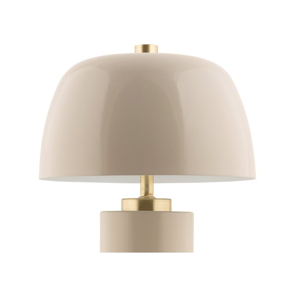 Lampada da tavolo dimmerabile a LED color crema con paralume in metallo (altezza 30 cm) Freya - Leitmotiv-image-3