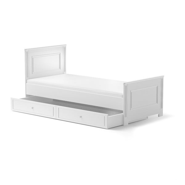 Letto per bambini bianco con cassetto Ines, 90 x 200 cm - BELLAMY