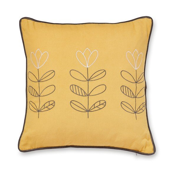 Cuscino decorativo in cotone giallo, 45 x 45 cm Parasol - Cooksmart ®