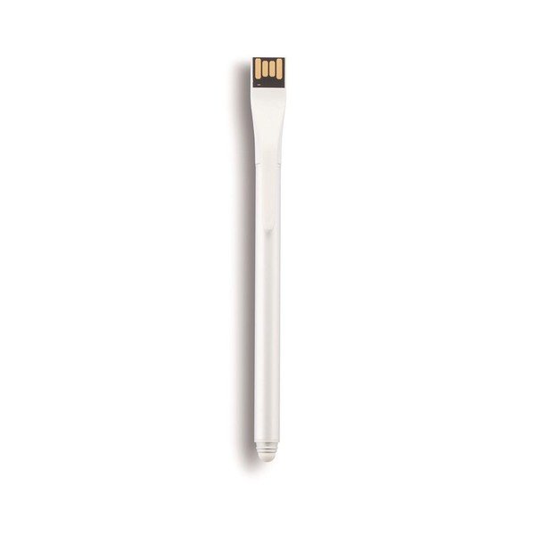 Stylus s USB diskem Point 4GB, bílý