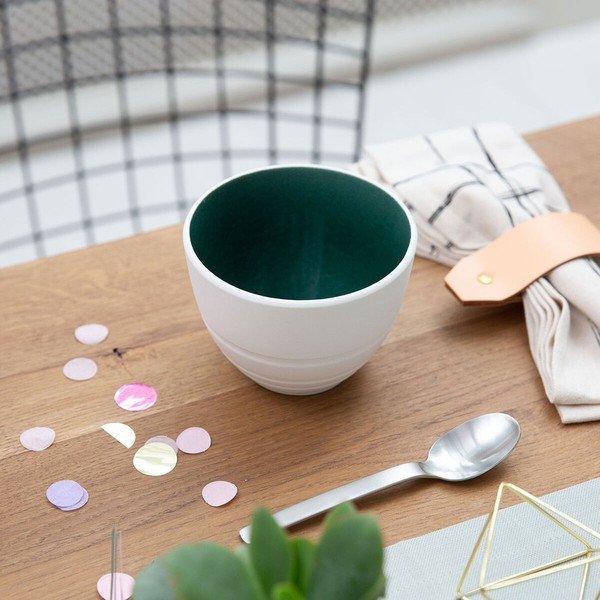 Tazza in porcellana bianca e verde Villeroy & Boch Leaf, 450 ml it's my match - Villeroy&Boch-image-3