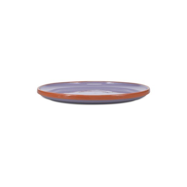 Piatto arancione/viola in gres ø 26 cm Duo – ONA-image-3