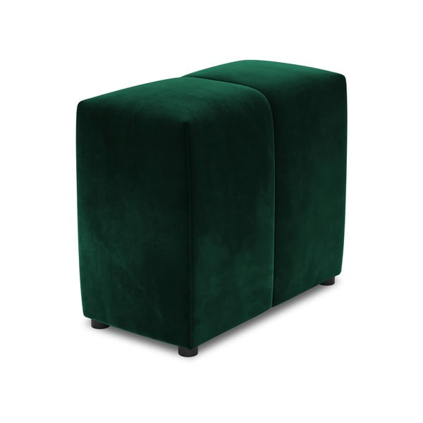 Bracciolo in velluto verde per divano componibile Rome Velvet - Cosmopolitan Design