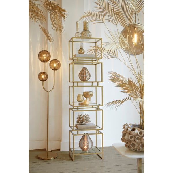Vaso in vetro beige Dapoli - Light & Living-image-1