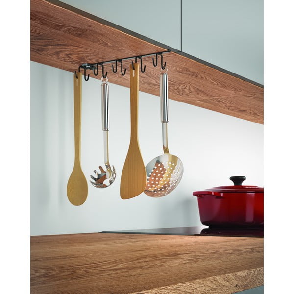 Barra appendiabiti in acciaio per cucina Myhooks - Metaltex-image-3