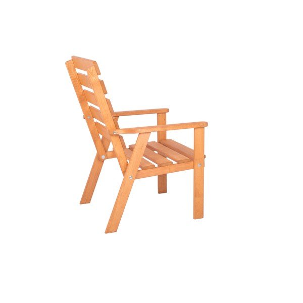 Set da pranzo da giardino in legno massiccio per 4 persone Sylva - Rojaplast-image-3