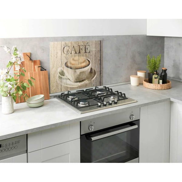 Copertura da parete per fornello in vetro temperato 60x50 cm Café - Wenko-image-3