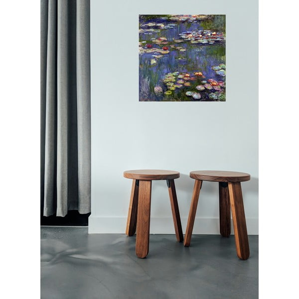 Dipinto - riproduzione 50x50 cm Water Lilies, Claude Monet - Fedkolor-image-1