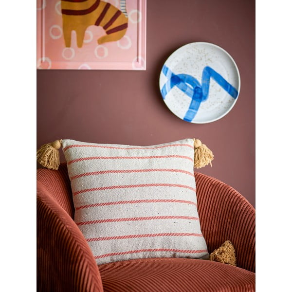 Cuscino decorativo in cotone riciclato 45x45 cm Eviaya – Bloomingville-image-2