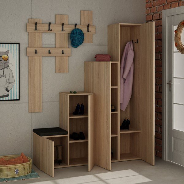 Set di guardaroba e appendiabiti da parete Sonomo Up - Homitis-image-3