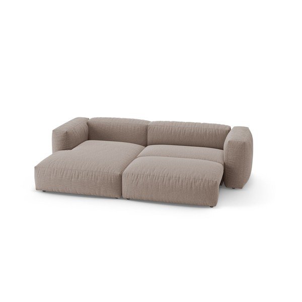 Divano angolare componibile rosa chiaro allungabile (con penisola a sinistra/con chaise lounge) – Micadoni -image-4
