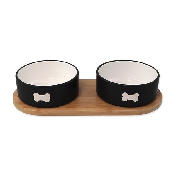 Set di ciotole in ceramica con base per cani ø 13 cm Dog Fantasy - Plaček Pet Products