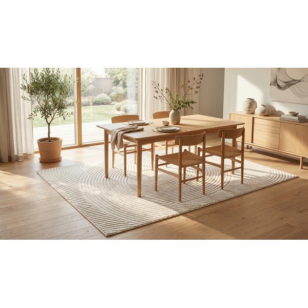 Tappeto crema 120x170 cm Zephyr - ESTE-image-4
