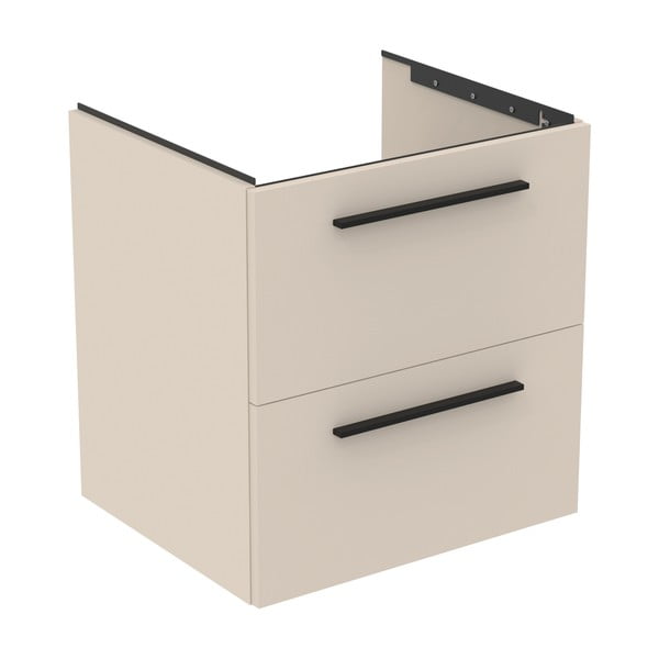 Mobile per lavabo color crema a sospensione 60x63 cm i.Life B - Ideal Standard-image-2