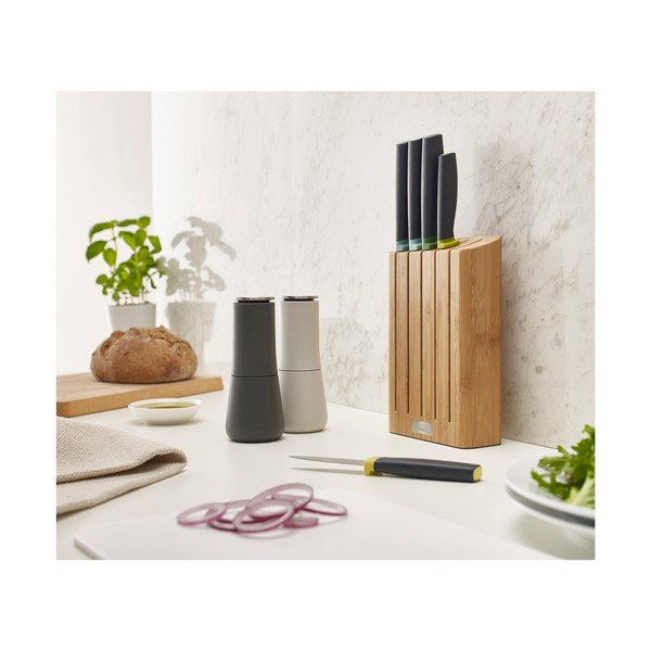 Set di coltelli con supporto in bambù Elevate - Joseph Joseph-image-4