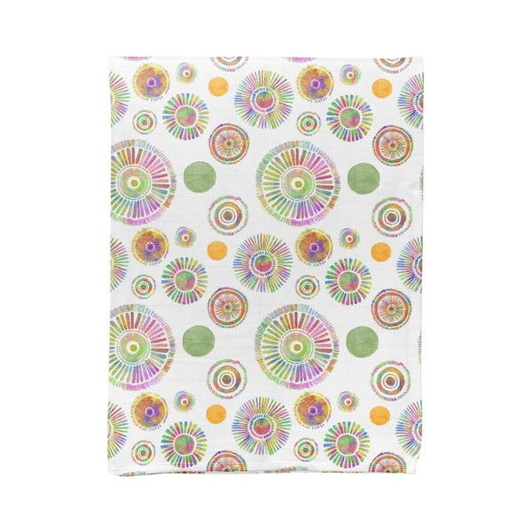 Coperta per bambini bianca in mussola 75x100 cm Maya – Mijolnir