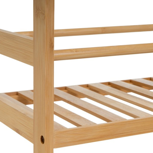 Scaffale color legno naturale in bambù 44x75 cm - Casa Selección-image-3